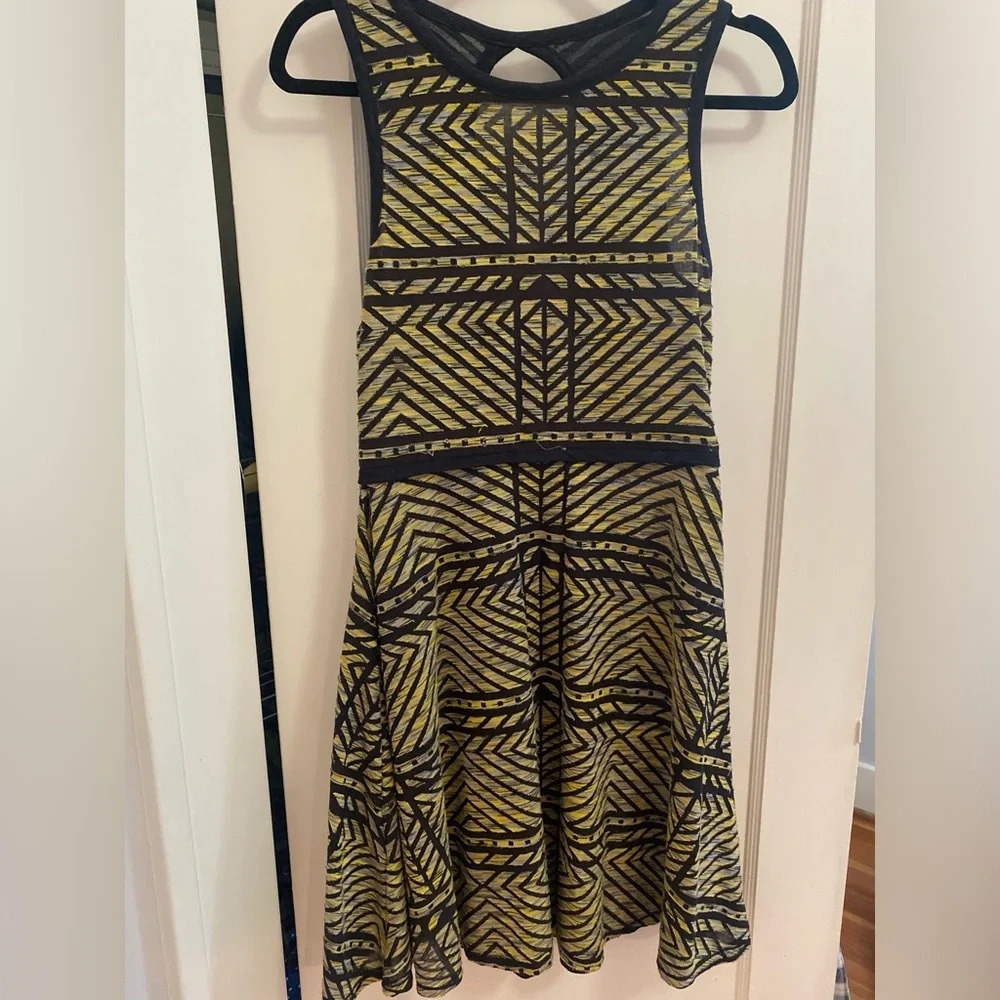 Chelsea $ Violet gold and blue sundress side small.
